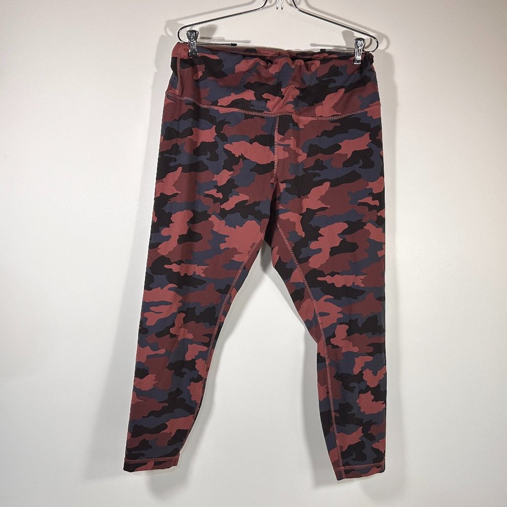 Lululemon Wunder Train High-Rise Tight 25" Camo Leggings Women Size 18